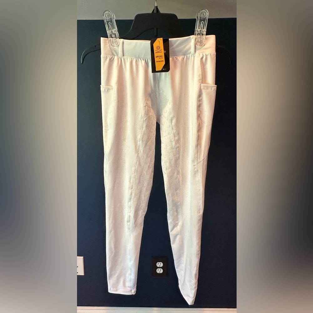 Women’s white riding leggings size S